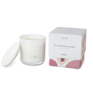 Peach and Honeysuckle Soy Candle