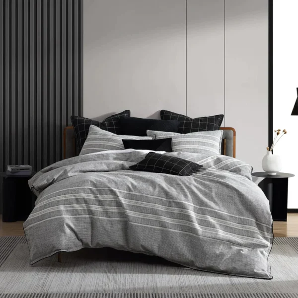 Fitzgerald Coal Quilt Cover Set