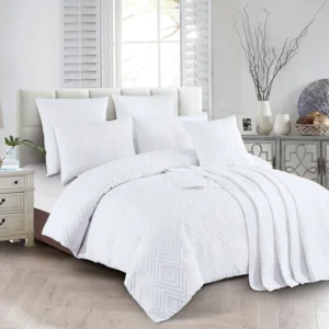 Spencer White Quilt Cover Sets